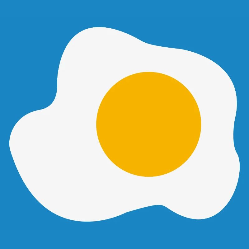 Fried Egg Graphic Breakfast Egg Yolk Lover
