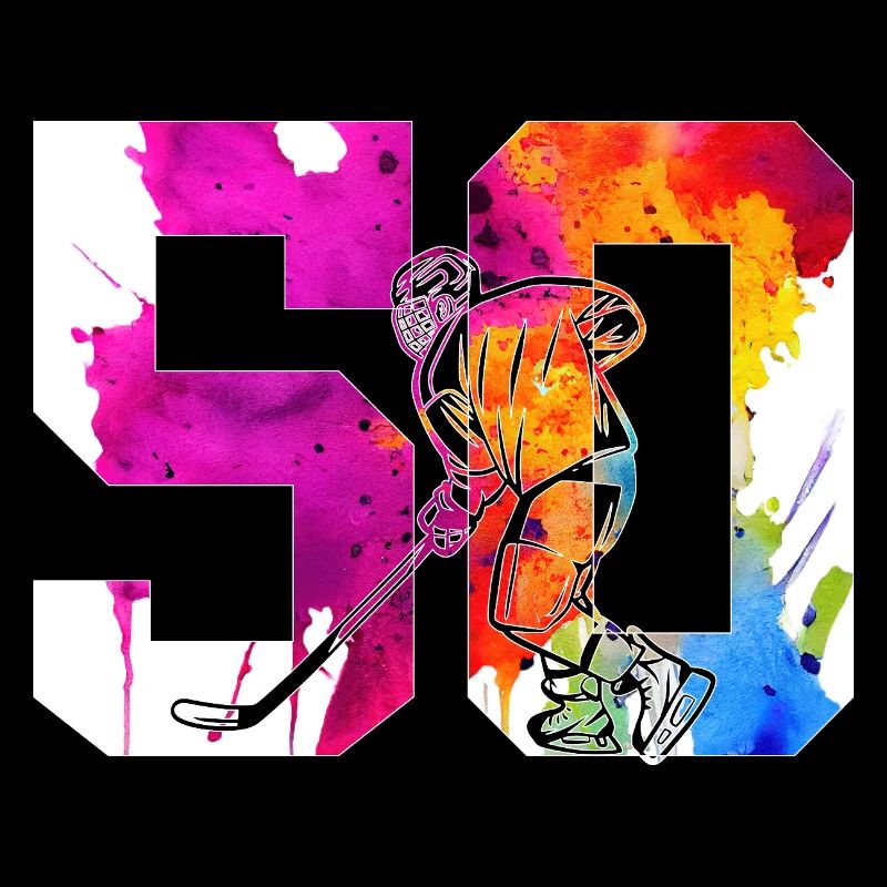 NUMMER 50 EISHOCKEY 50. GEBURTSTAG