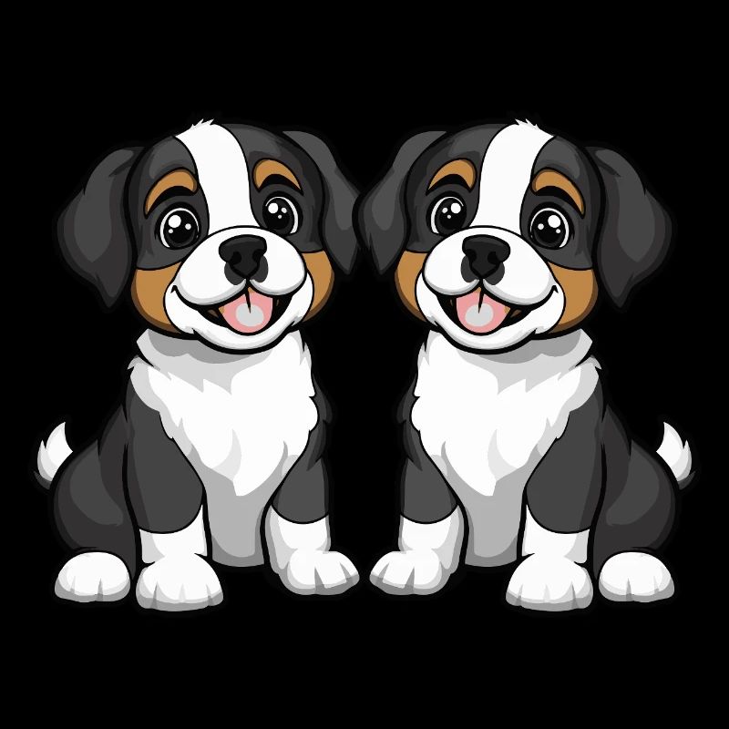 Saint Bernard Dog Comic