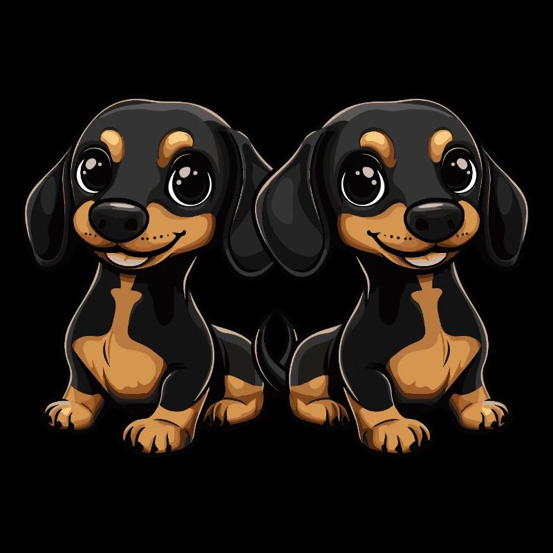 Dackel DachsHund Comic