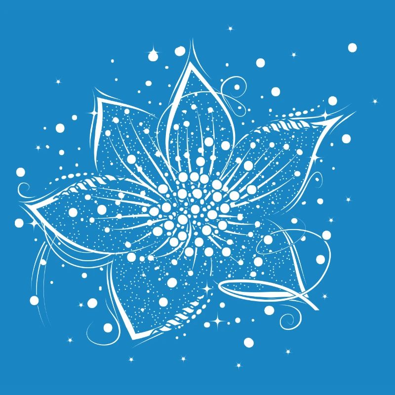 une fleur blanche