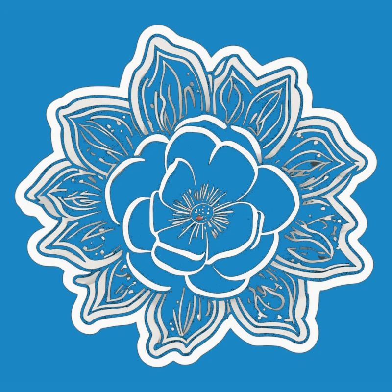 Die Schönheit und der Charme einer einfarbigen Blume