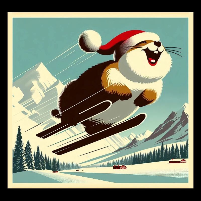 Vintage Ski Marmot