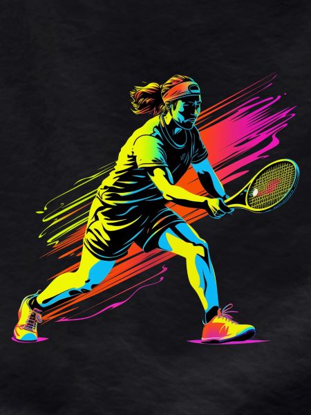 Tennis Player 90s Look