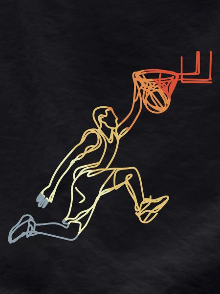 Basketball Retro Look