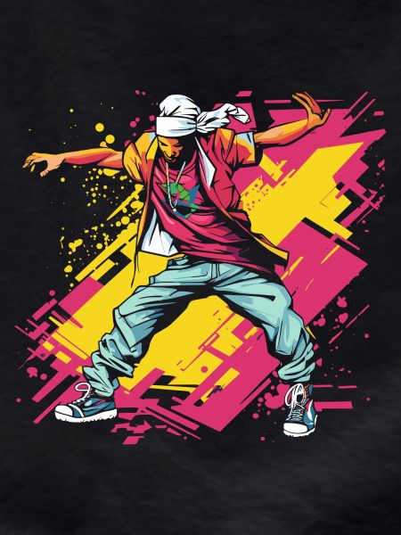 Breakdancer Graffiti