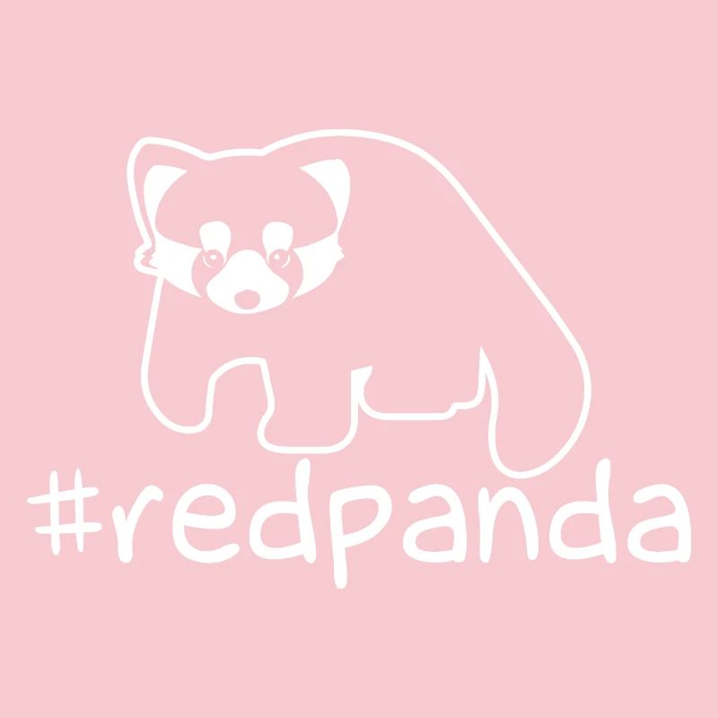 Funny Red Panda Hashtag