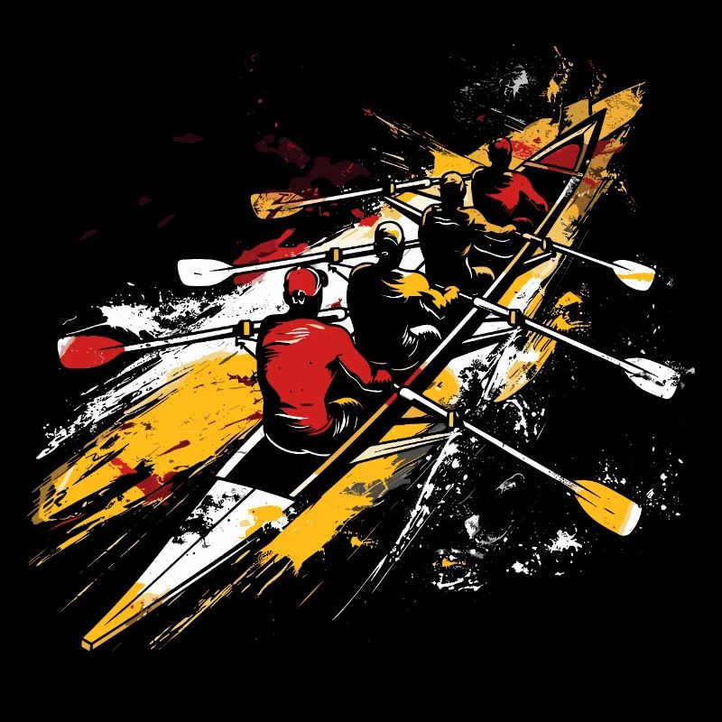 Rowing Team Sketch