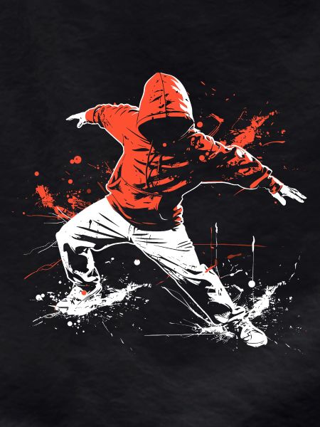 Breakdancer Street Art