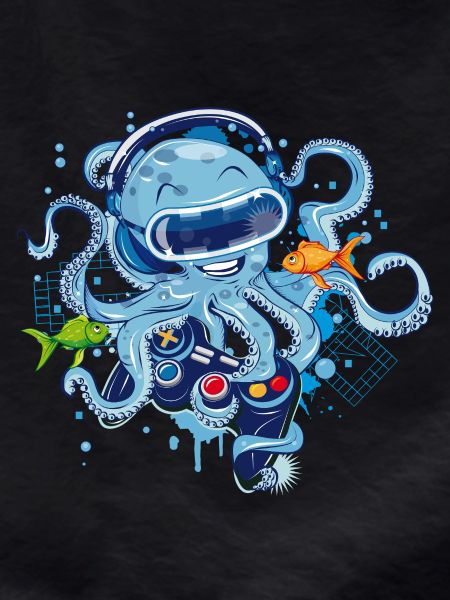Gaming Octopus with Controller