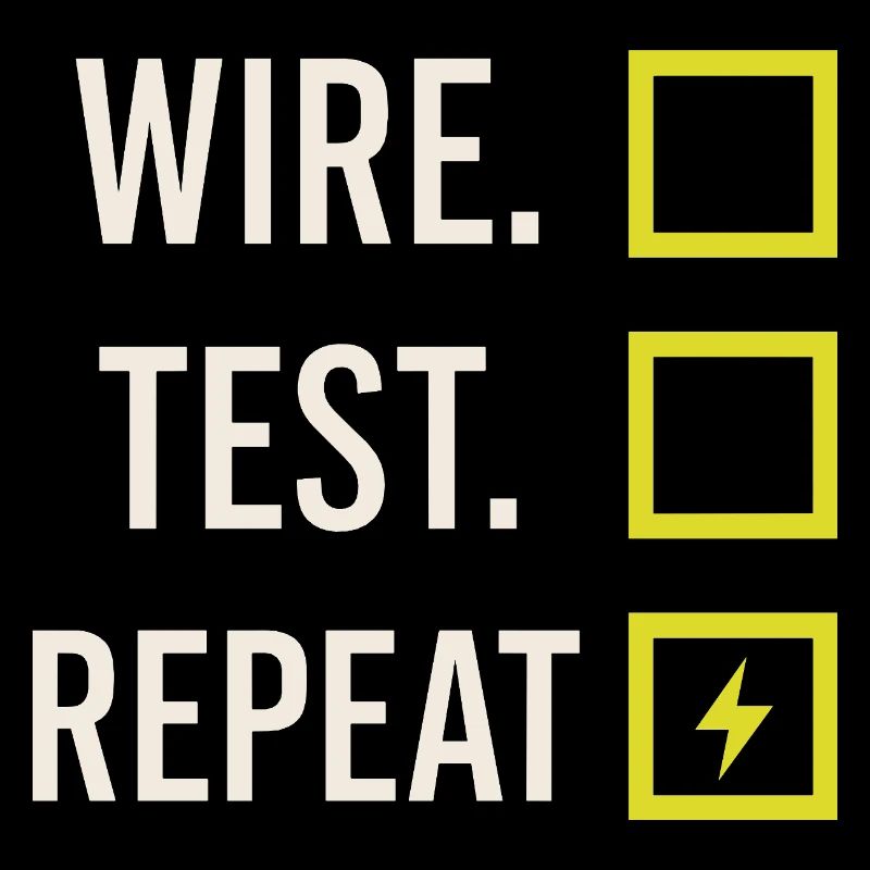 Apprentice electrician, student in the electrical trade