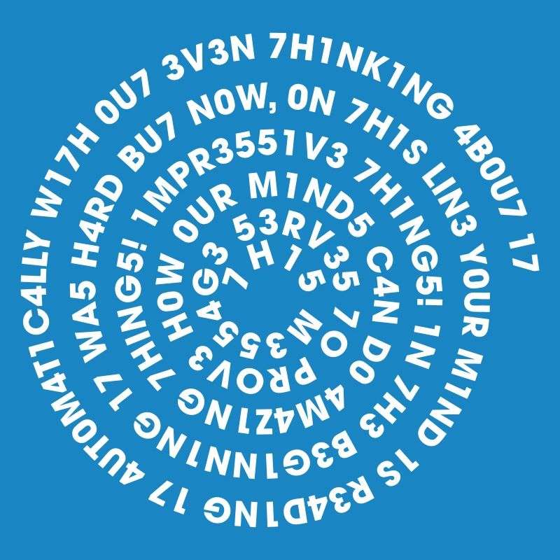 Spirale Leetspeak – Nerd Code 1337 Geek Design