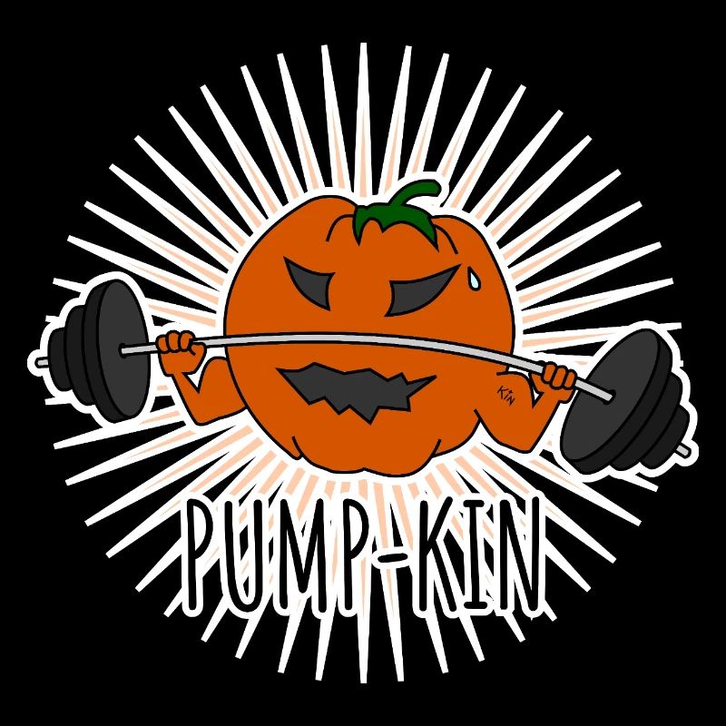 Pumpkin - pumpkin goes pumping in the gym!