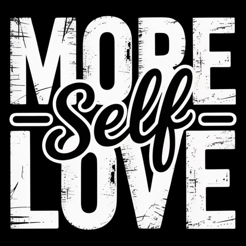 Plus d’amour Amour Amour de soi Typographie