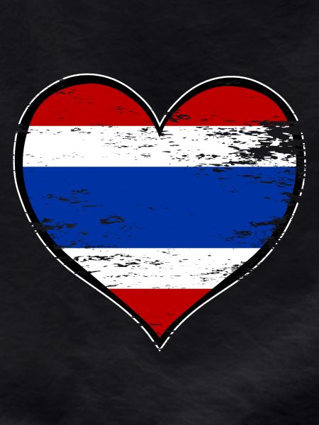 Thailand Heart Flag used