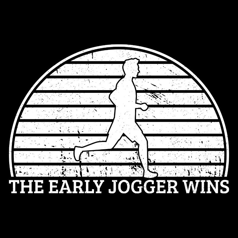 Marathon Runner Early Jogger Wins Running