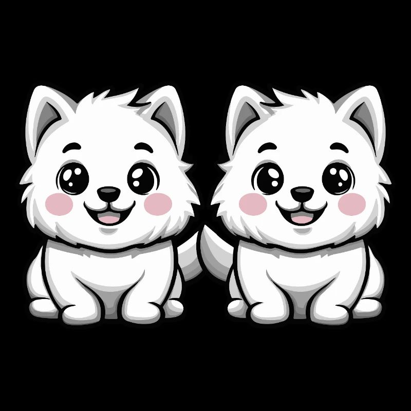 Bande dessinée Samoyède Dog