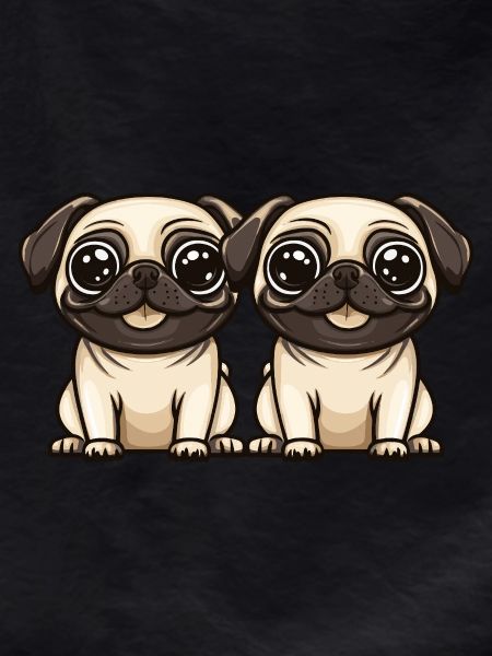 Pug Hund Comic
