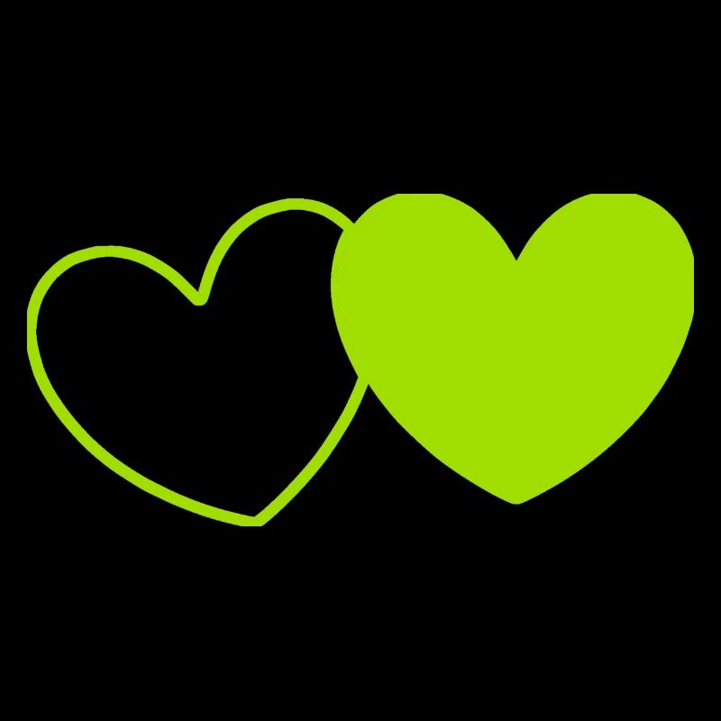 Cœur vert Cadeau Vert Saint Valentin