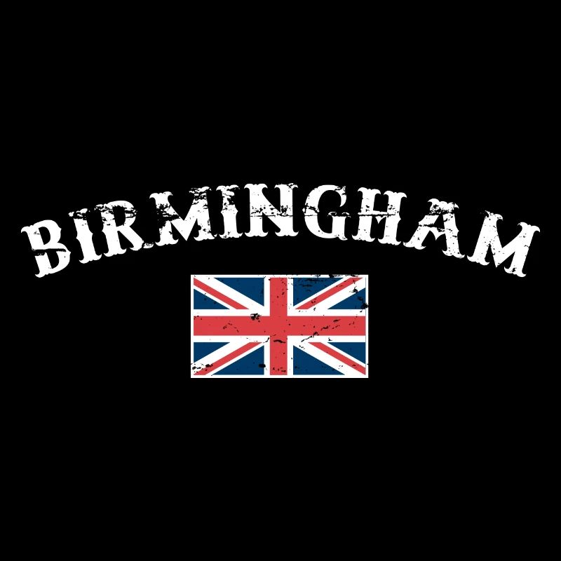 Birmingham Grande-Bretagne Vintage Drapeau britannique