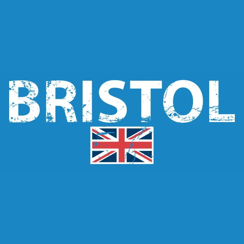 Bristol Royaume-Uni Vintage Drapeau britannique