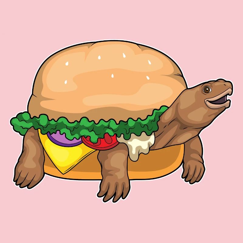 Turtle Cheeseburger