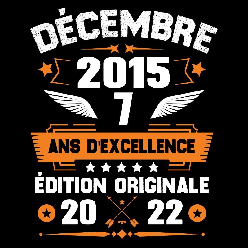 Décembre 2015 Idée Cadeau D'anniversaire 7 Ans