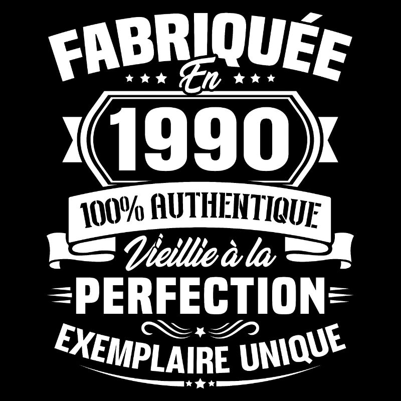 Fabriquée en 1990 - Cadeau d'anniversaire 33 ans