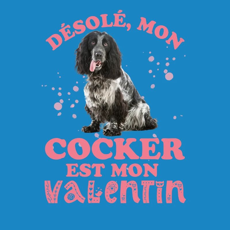 Mon cocker est mon valentin