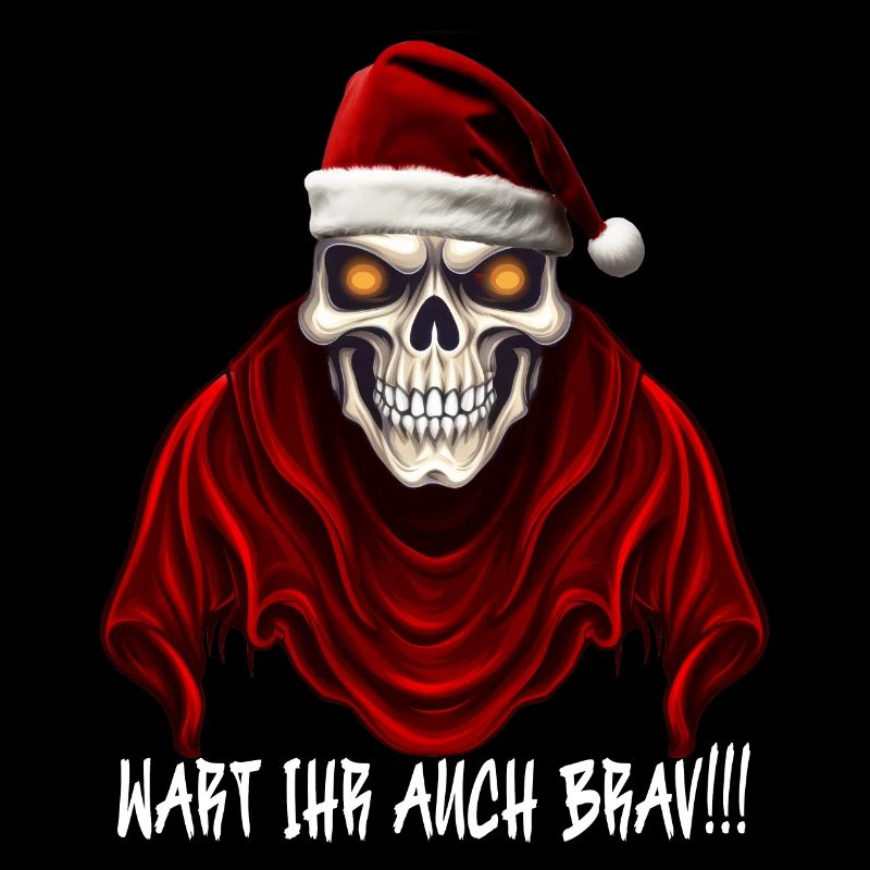 Weihnachtsmann Totenkopf