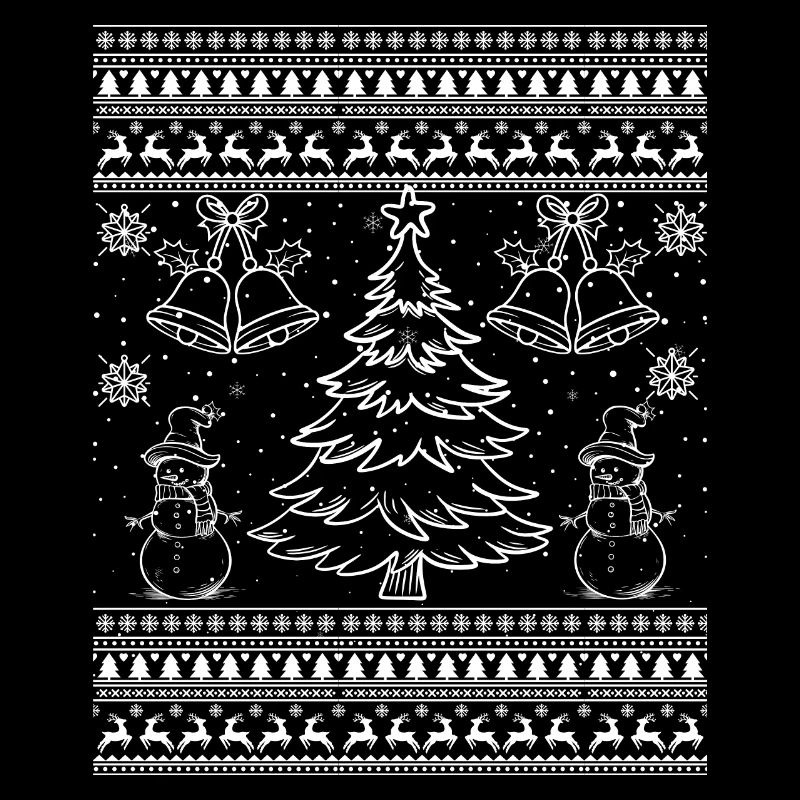 Snowman Christmas Pattern