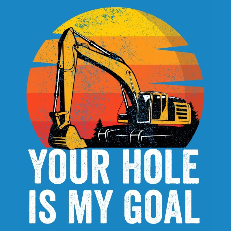 Excavator Construction Worker