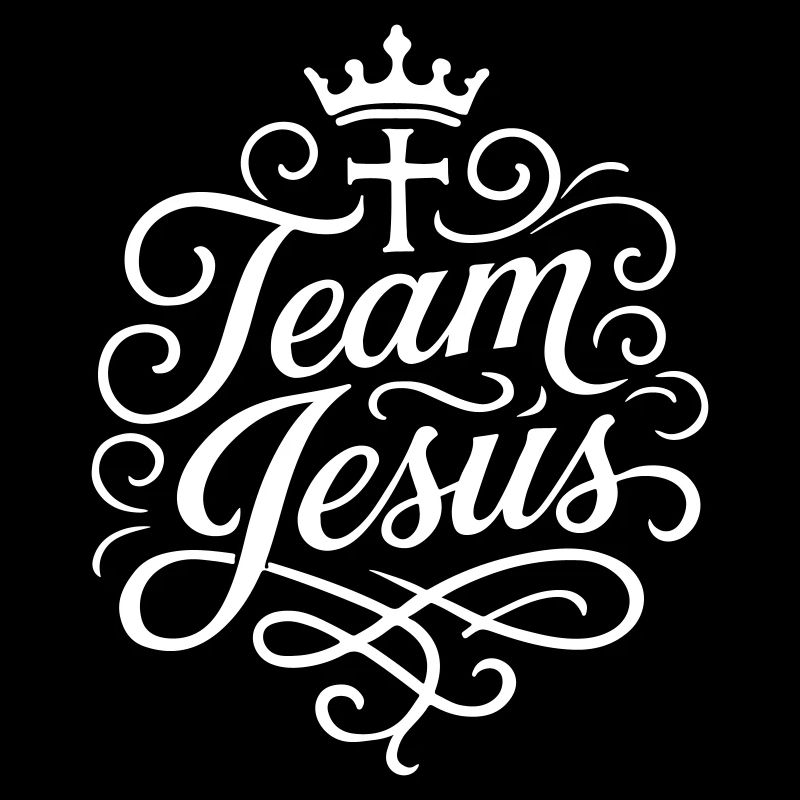Team Jesus Cross Bible Verse