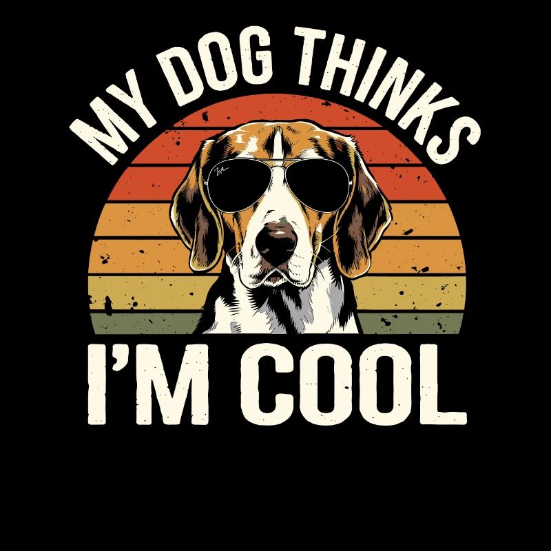 Beagle mon chien pense que je suis cool