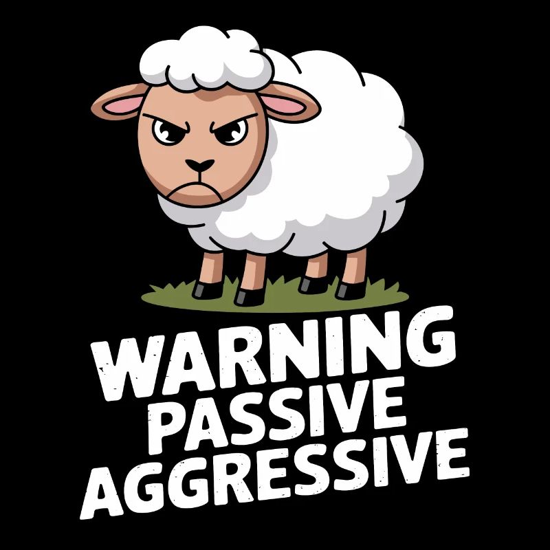 Vorsicht Passiv Aggressiv Schaf