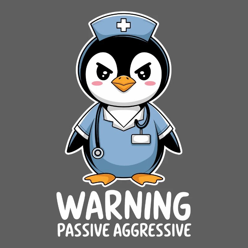 Warning Passive Aggressive Penguin