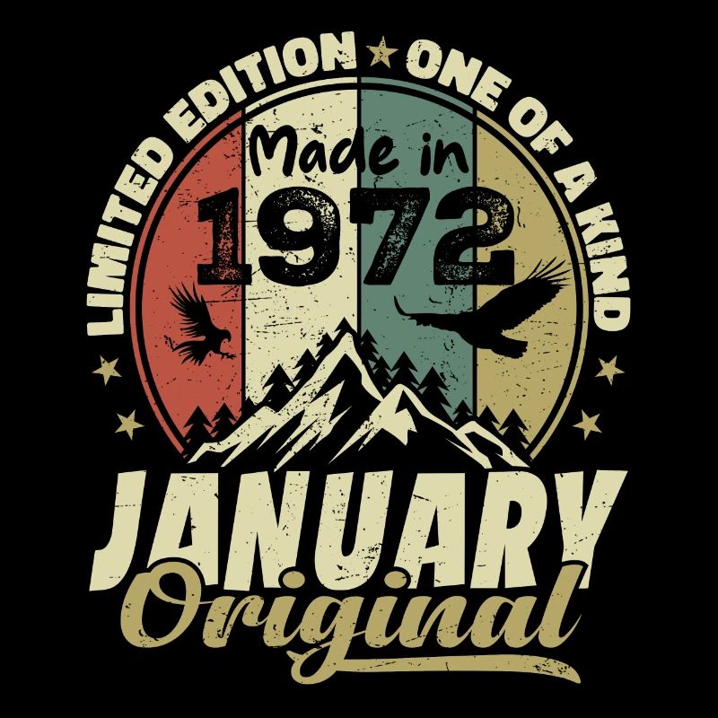 Anniversaire Janvier 1972 - Original Janvier 1972
