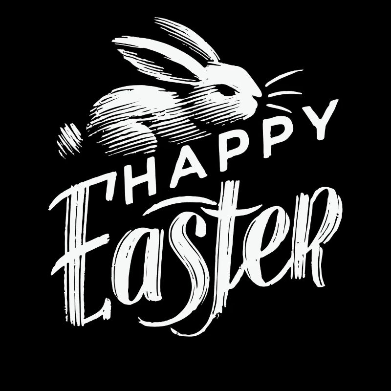 Easter Bunny Retro Look Happy Easter