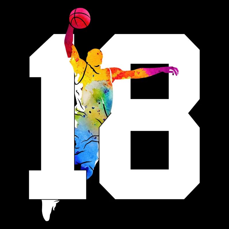 NUMMER 18 BASKETBALL 18. GEBURTSTAG