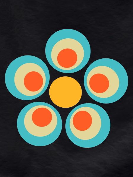 70s Flower Pattern