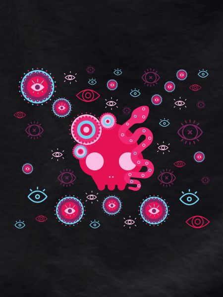 Pink Tentacle Eyes