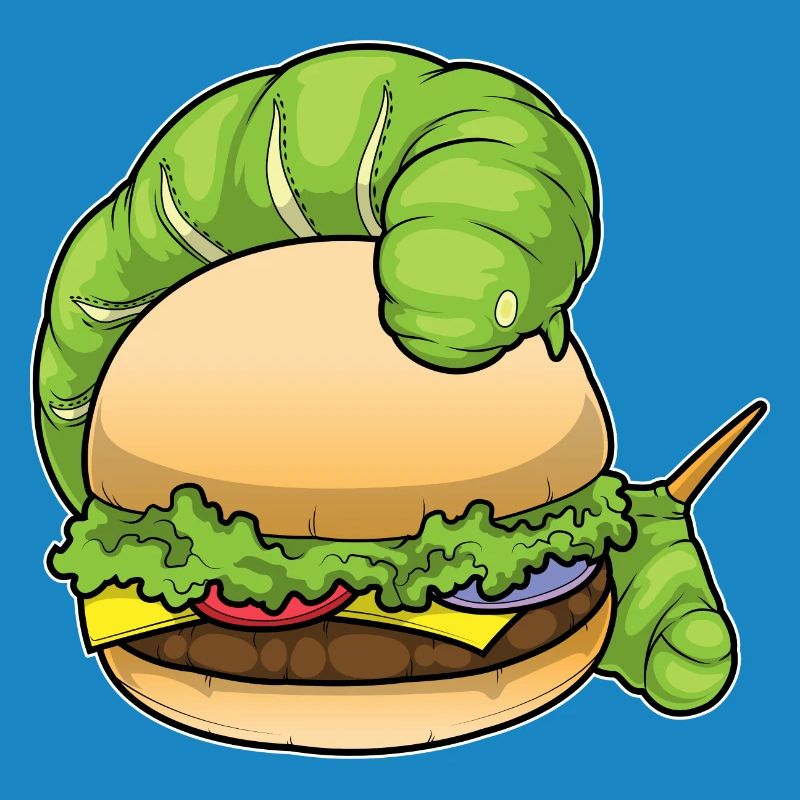 Cheeseburger chenille