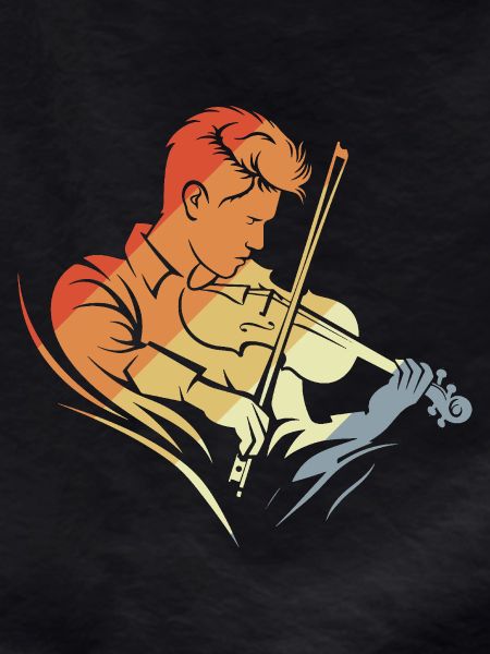 Retro Violinist