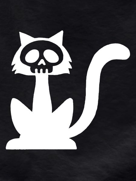 White Cat Skull