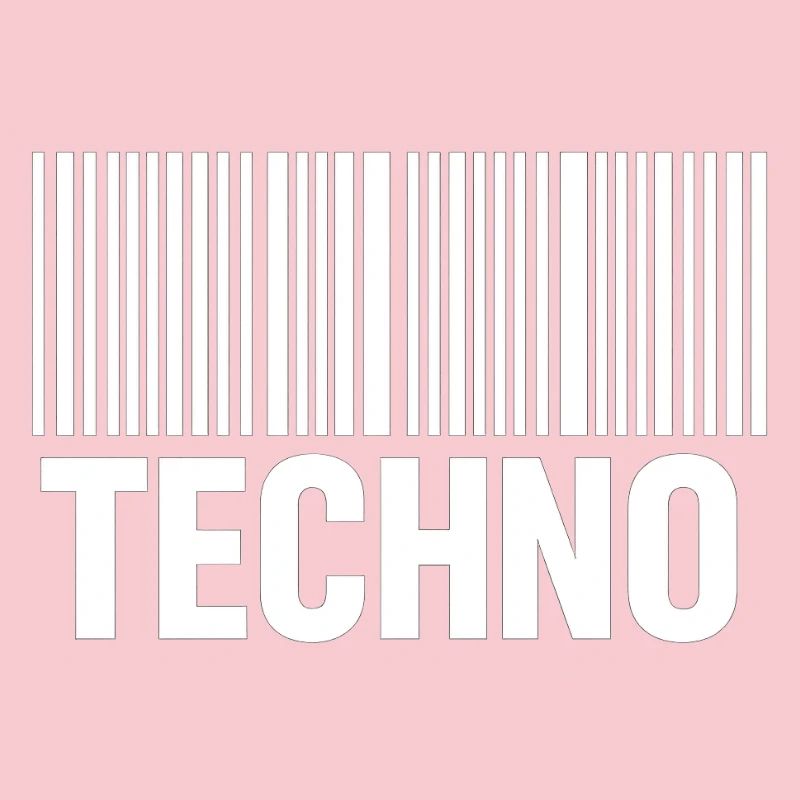 Techno Barcode Muster