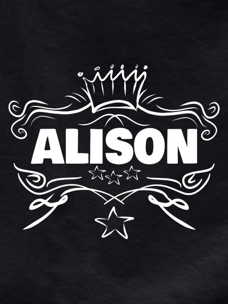 Alison as a baby