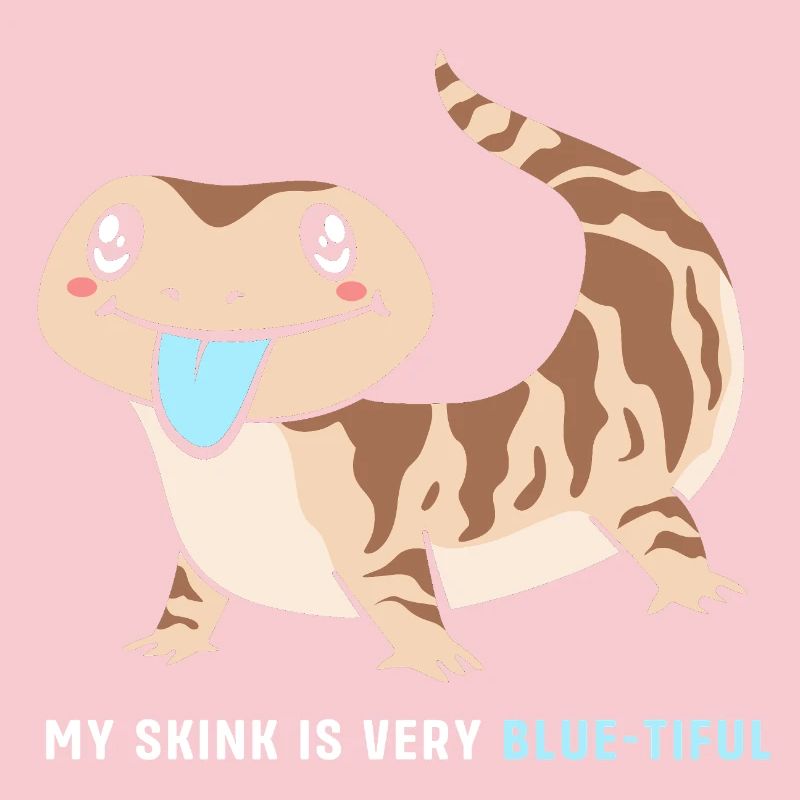 Blau Zunge Eidechse