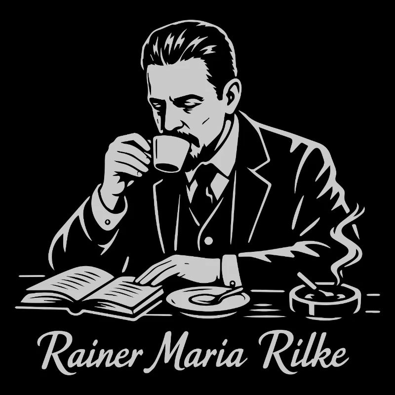 Rilke Café Dichterporträt