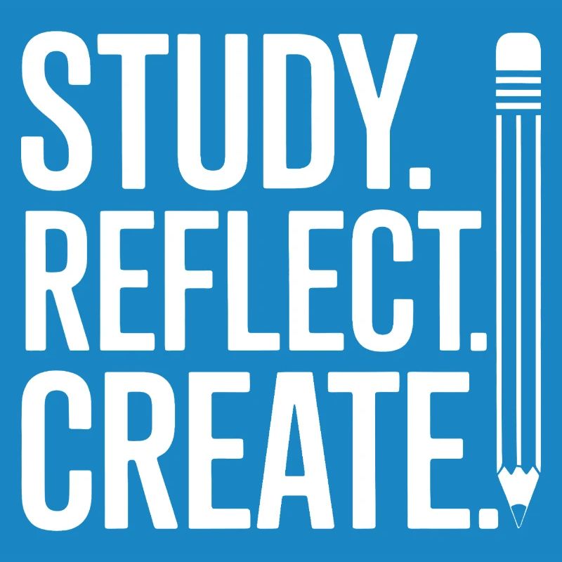 Study Reflect Create Typography Art