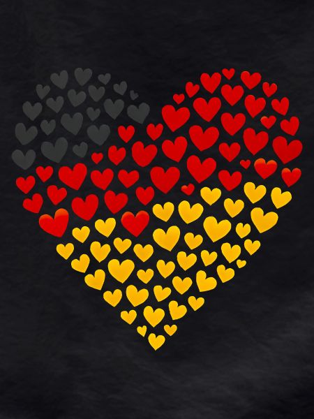 Germany Flag - Heart Out
